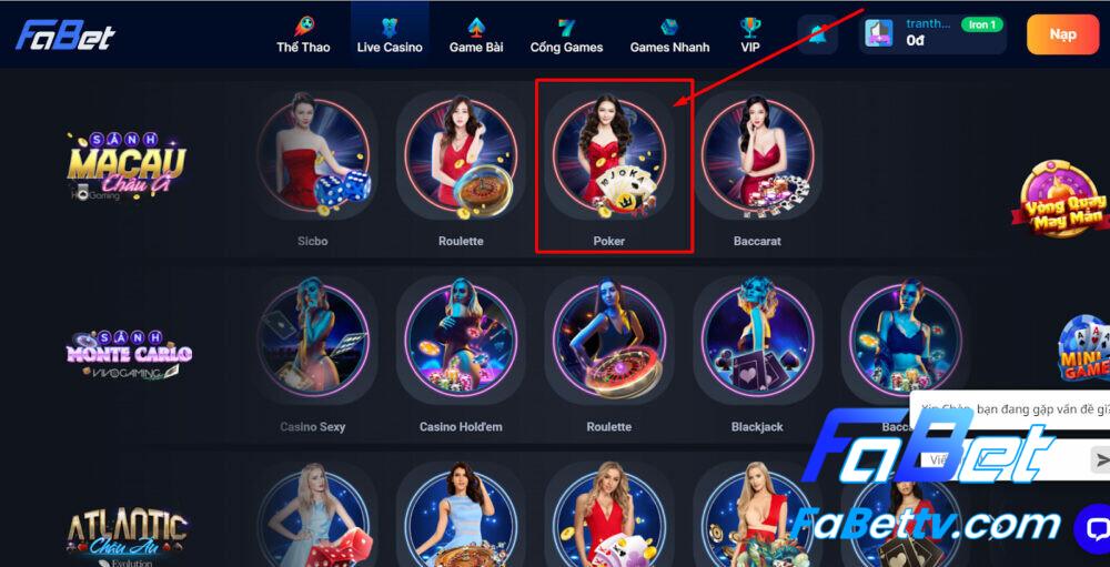 Hướng dẫn cách chơi poker Fabet hiệu quả cho newbie