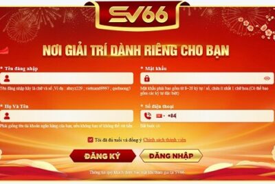 SV66team.net – Hướng dẫn tân thủ cách đăng ký SV66 thành công, không lỗi